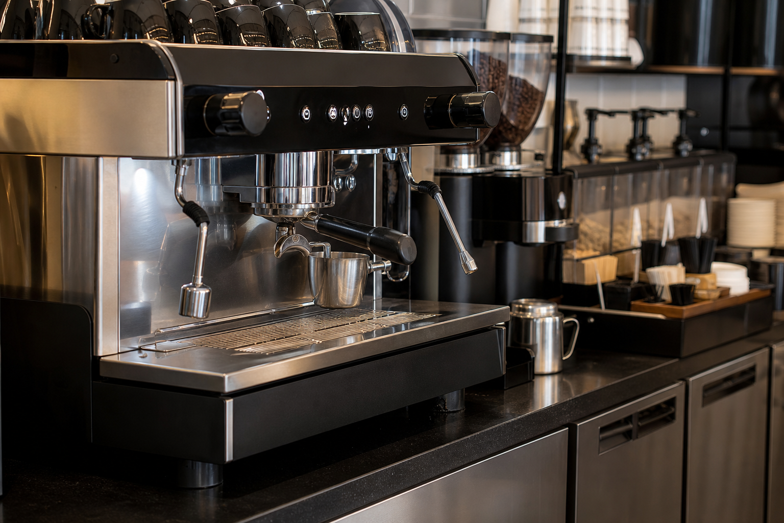 Beverage and coffee station equipment