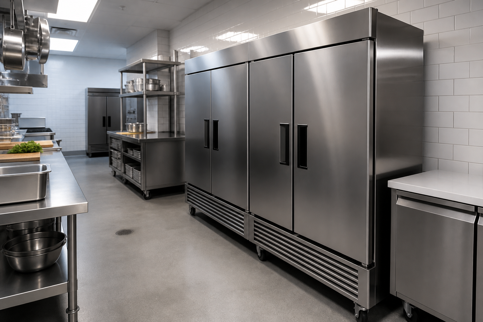 Reach-in cooler
